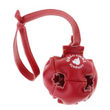 Maxbell Maxbell Pet Dog Puppy Toy Hollow Ball with Rope Handle Easy to Throw Red