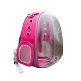 Maxbell Maxbell Travel Bird Parrot Cage Carrier with Stand Perch Cup 8 Colors Rose Red