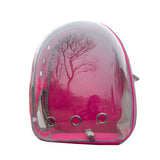 Maxbell Maxbell Travel Bird Parrot Cage Carrier with Stand Perch Cup 8 Colors Rose Red