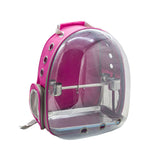 Maxbell Maxbell Travel Bird Parrot Cage Carrier with Stand Perch Cup 8 Colors Rose Red