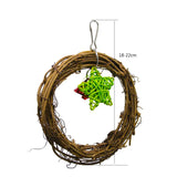 Maxbell Maxbell 2 Pcs Bird Parrot Cage Hanging Toys - Swing Chew Treat Toy For Cockatiel 18-22cm