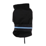 Maxbell Maxbell Pet Dog Waterproof Clothes with LED Luminous Strip Reflective Coat Black S