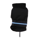 Maxbell Maxbell Pet Dog Waterproof Clothes with LED Luminous Strip Reflective Coat Black S