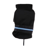 Maxbell Maxbell Pet Dog Waterproof Clothes with LED Luminous Strip Reflective Coat Black S