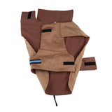 Maxbell Maxbell Pet Dog Waterproof Clothes with LED Luminous Strip Reflective Coat Coffee XL