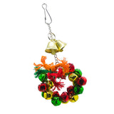 4 Pack Parrot Bird Cage Hanging Swing Parrot Chewing Climbing Playing Toy