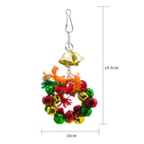 4 Pack Parrot Bird Cage Hanging Swing Parrot Chewing Climbing Playing Toy