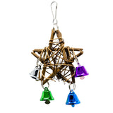 4 Pack Parrot Bird Cage Hanging Swing Parrot Chewing Climbing Playing Toy