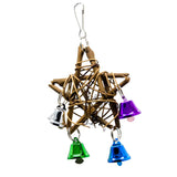 4 Pack Parrot Bird Cage Hanging Swing Parrot Chewing Climbing Playing Toy