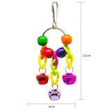 Maxbell Maxbell Bird Parrot Toy Hanging Bell Pet Bird Cage Hammock Swing Hanging Toy Type 3