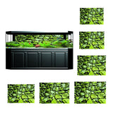 Maxbell Maxbell Aquarium HD Background Sticker Fish Tank Wall Decoration Painting XS