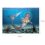 Maxbell Maxbell Aquarium Background HD Picture Reptile Vivarium Wallpaper Mermaid XXL