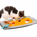 Maxbell Maxbell Cat Activity Play Mat Fun Interactive Playing Training Scratching Bed Mat