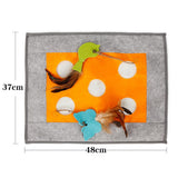 Maxbell Maxbell Cat Activity Play Mat Fun Interactive Playing Training Scratching Bed Mat