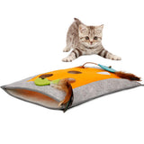 Maxbell Maxbell Cat Activity Play Mat Fun Interactive Playing Training Scratching Bed Mat