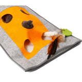 Maxbell Maxbell Cat Activity Play Mat Fun Interactive Playing Training Scratching Bed Mat