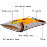 Maxbell Maxbell Cat Activity Play Mat Fun Interactive Playing Training Scratching Bed Mat
