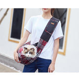 Maxbell Maxbell Pet Carrier for Small and Medium Dogs Cat Pet Sling Purse Front Pack red