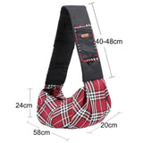 Maxbell Maxbell Pet Carrier for Small and Medium Dogs Cat Pet Sling Purse Front Pack red
