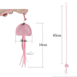 Maxbell Maxbell Jellyfish Shape Pet Cat Play Toy Interactive Play Toy for Cat Dog Pink