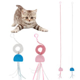 Maxbell Maxbell Jellyfish Shape Pet Cat Play Toy Interactive Play Toy for Cat Dog Pink