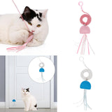 Maxbell Maxbell Jellyfish Shape Pet Cat Play Toy Interactive Play Toy for Cat Dog Pink