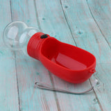 Maxbell Maxbell Portable Outdoor Travel Pet Dog Leakproof Water Bottle Drinking Bowl Red