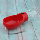 Maxbell Maxbell Portable Outdoor Travel Pet Dog Leakproof Water Bottle Drinking Bowl Red