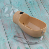 Maxbell Maxbell Portable Outdoor Travel Pet Dog Leakproof Water Bottle Drinking Bowl Gold