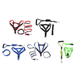 Maxbell Maxbell Pet leash with chest strap collar three-piece Red S