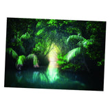 Maxbell Maxbell 3D HD Print Single Adhesive Picture Backdrop for Fish Tank Aquarium 76x46cm