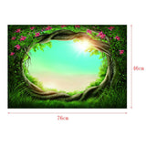 Maxbell Maxbell Aquarium Landscape Poster Fish Tank Wall Decor Adhesive Sticker  76x46cm