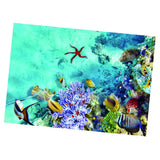 Maxbell Maxbell Aquarium Background Fish Tank Wallpaper Sticker Background Decor 76x46cm