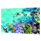 Maxbell Maxbell Aquarium Background Fish Tank Wallpaper Sticker Background Decor 76x46cm