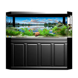 Maxbell Maxbell 3D Adhesive Aquarium Fish Tank Poster Fish Tank Wall Background  122x46cm