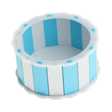 Maxbell Maxbell Hamster Running Wheel Exercise Running Toy for Small Animal Light Blue White