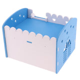 Maxbell Maxbell Cute Design Mini Small Animal Castle House Hamster Live Play House Dark Blue