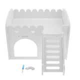 Maxbell Maxbell Cute Design Mini Small Animal Castle House Hamster Live Play House White