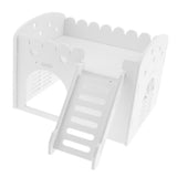 Maxbell Maxbell Cute Design Mini Small Animal Castle House Hamster Live Play House White