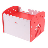 Maxbell Maxbell Cute Design Mini Small Animal Castle House Hamster Live Play House Red