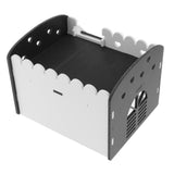 Maxbell Maxbell Cute Design Mini Small Animal Castle House Hamster Live Play House Black