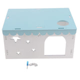 Maxbell Maxbell 1 Pc Hamster Chinchilla Rat Mouse Wooden Houses Small Animal Hideouts Blue