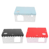 Maxbell Maxbell 1 Pc Hamster Chinchilla Rat Mouse Wooden Houses Small Animal Hideouts Blue