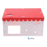 Maxbell Maxbell 1 Pc Hamster Chinchilla Rat Mouse Wooden Houses Small Animal Hideouts Red