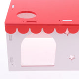 Maxbell Maxbell 1 Pc Hamster Chinchilla Rat Mouse Wooden Houses Small Animal Hideouts Red