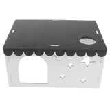 Maxbell Maxbell 1 Pc Hamster Chinchilla Rat Mouse Wooden Houses Small Animal Hideouts Black
