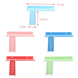 Maxbell Maxbell Wooden Platform and Ladder Set for Chinchilla Hamster Climbing blue