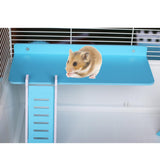 Maxbell Maxbell Wooden Platform and Ladder Set for Chinchilla Hamster Climbing blue