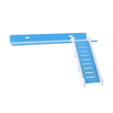 Maxbell Maxbell Wooden Platform and Ladder Set for Chinchilla Hamster Climbing dark blue