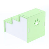 Maxbell Maxbell Hamster Hideout House Wooden Living Hut Exercise Nest for Mouse green